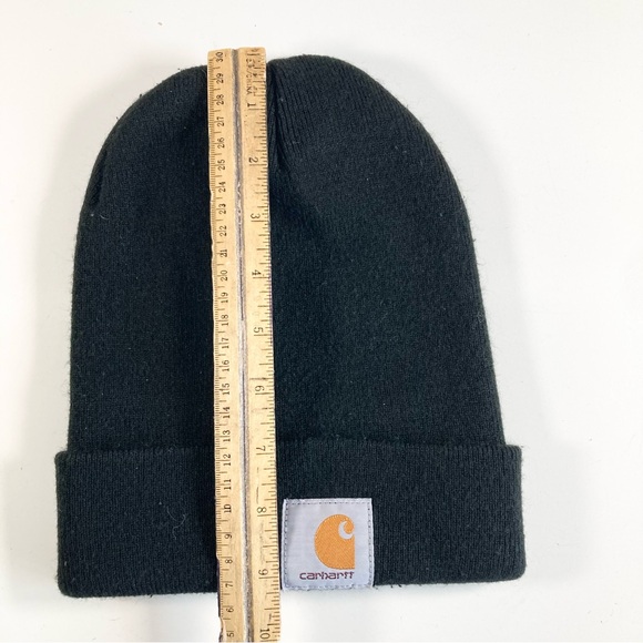 Carhartt Beanie Hat in Black - Picture 2 of 8